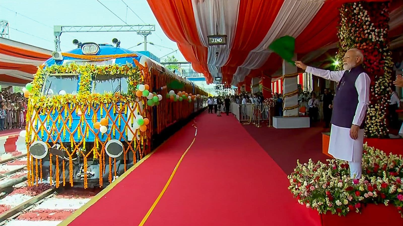 India's First Hydrogen Train: PM Modi Flags Off Green Rail Milestone